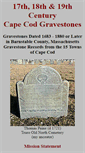 Mobile Screenshot of capecodgravestones.com